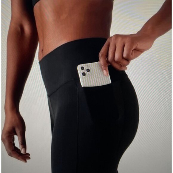 Athleta Transcend Stash Crop Straight Leg Pant size XXS Black Brand New - Picture 3 of 16